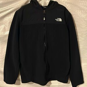 Youth black North Face fleece jacket